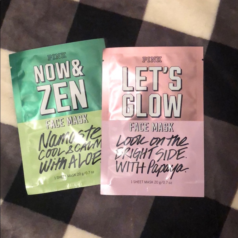 PINK face masks!!